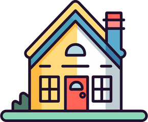 창문과 굴뚝이 있는 집_전원주택_단독주택