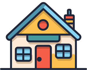 창문과 굴뚝이 있는 집_전원주택_단독주택