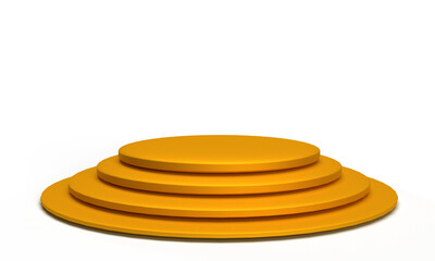 golden yellow orange color stage stand podium object symbol decoration presentation  abstract design template pedestal display luxury bright scece exhibition fashion shape  art graphic design    