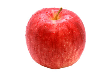 Closeup Fresh Apple Aomori from Japan. Popular fruits quality from Japan. (PNG File)