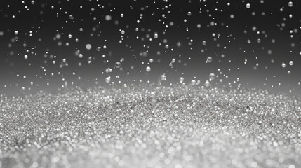 Tiny particles like raindrops, abstract