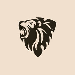 roaring lion shield logo