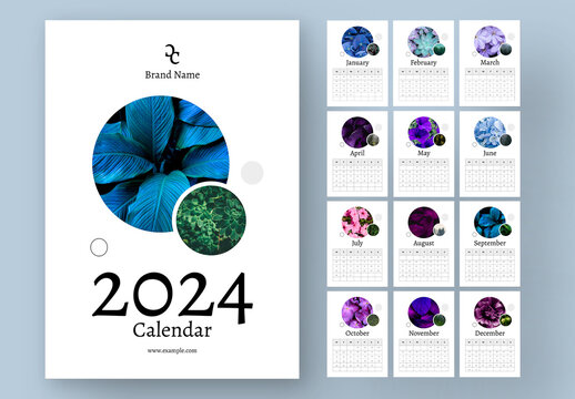 2024 Calendar Design Layout