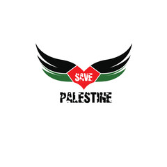 PALESTIEN FLANG ANGLE WINGS VECTOR