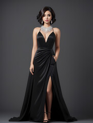 Fototapeta premium Beautiful young lady