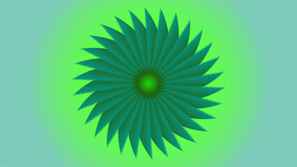 Charming and colorful flowers and gradients color the background