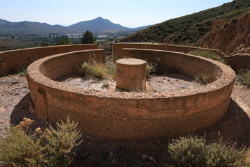 Ruins of the Denver process plant in Rodalquilar