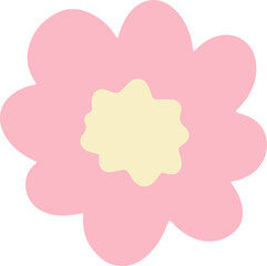 Hand Drawn Flower Element