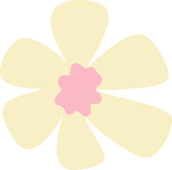 Hand Drawn Flower Element