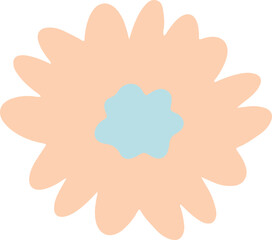 Hand Drawn Flower Element