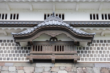 Scenery of the Kanazawa castle park in Kanazawa, Japan