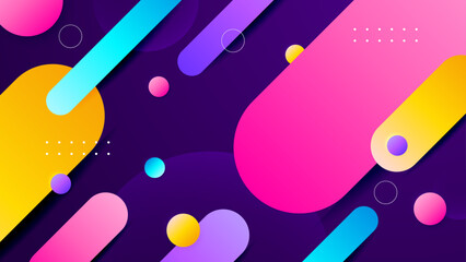 Colorful colourful gradient abstract background with geometric shape