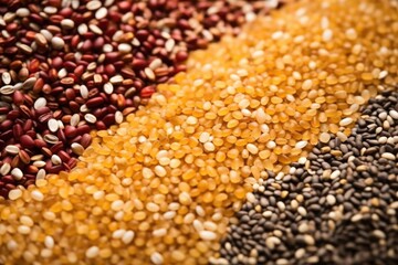 up-close image of grains used for whiskey production