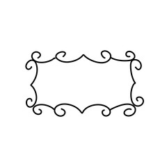 Doodle Frame And Border Elements Hand Drawn