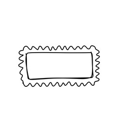 Doodle Frame And Border Elements Hand Drawn