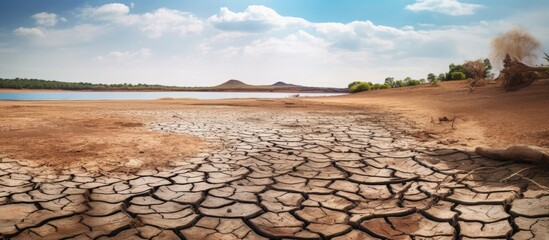 Climate change and global warming have caused a drought resulting in famine and dehydration
