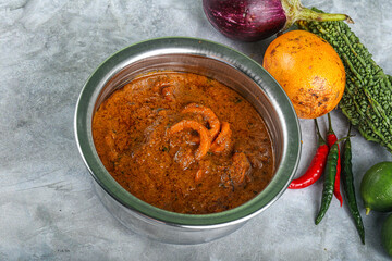 Indian cuisine - Masala with calamari