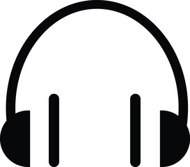 Wireless Headphone icon with sound wave outline and solid vector, Customer service. Customer support. Design element suitable for website, print design or app.