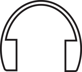 Wireless Headphone icon with sound wave outline and solid vector, Customer service. Customer support. Design element suitable for website, print design or app.
