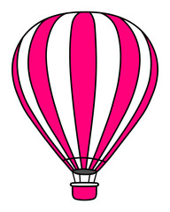 Fototapeta premium Vector illustration Cappadocia, Turkey. Isolate of Hand drawn line doodle Turkish symbols.