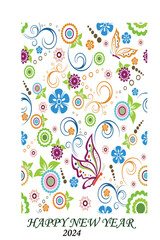 Floral_and_butterfly_Pattern