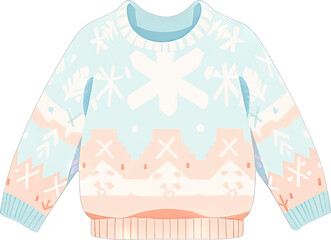 Pastel cozy sweater, winter outfit, casual knitwear fashion