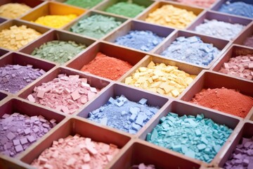 color variety in ceramic mosaic tiles production
