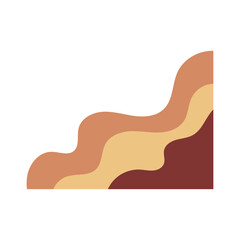 Abstract Bohemian Corner Border