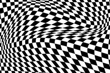 Obraz premium Abstract checkered pattern seamless movement background