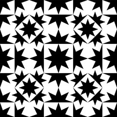 black star pattern. vector illustration