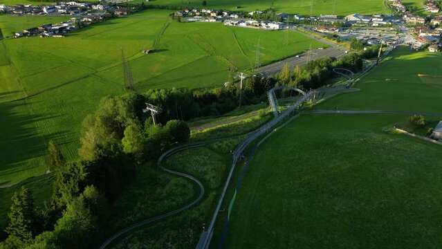 Beautiful Cinematic Footage Of Kaprun In The Zell Am See District Of Austria