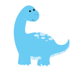 Little Cute Blue Dinosaur | Dinosaurs Series