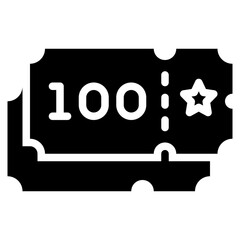 money discount promotion marketing sale solid glyph