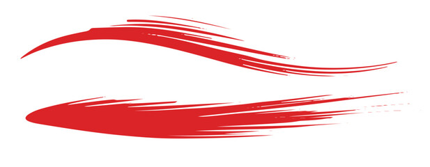 Handwriting design material. brush stroke