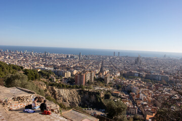 Vista desde los bunkers del carmel barcelona