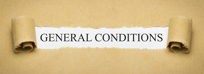 General Conditions 