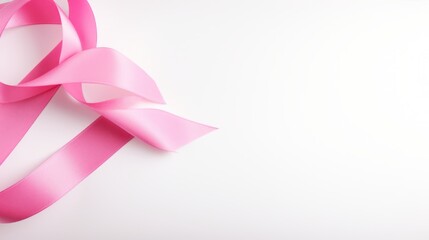 Pink ribbon symbolizing unity in the community