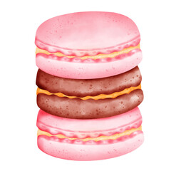 stack of colorful macaroons