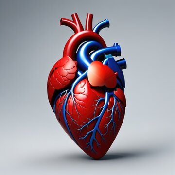 3d Anatomy of the human heart