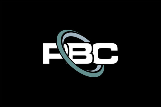 PBC creative letter logo design vector icon illustration