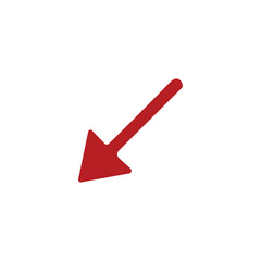 arrow icon on white background vector symbol	