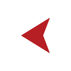 arrow icon on white background vector symbol	