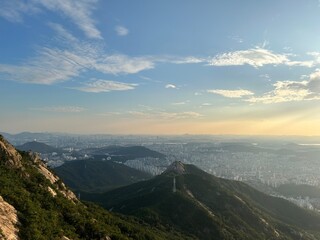 view from the top of mountain