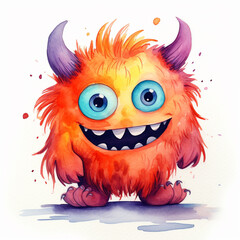 Cute Watercolor Creature Magic Artistic Delight