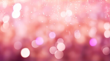 A bokeh pink background for a magical effect - obrazy, fototapety, plakaty