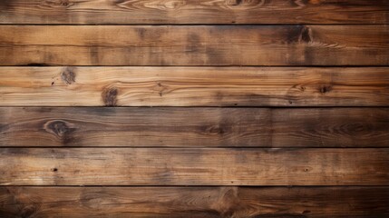 Obraz na płótnie Canvas A banner featuring a rustic wood plank background
