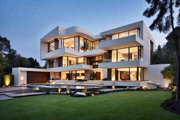 Enormous modern house
ai 