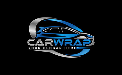Car sticker Wrap Logo Template modern design - obrazy, fototapety, plakaty