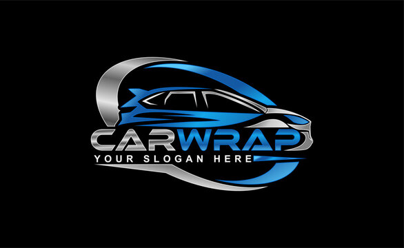 Car sticker Wrap Logo Template modern design