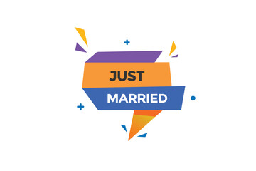  new just married, website, click button, level, sign, speech, bubble  banner, 
